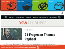 Tablet Screenshot of dsw.de