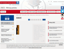 Tablet Screenshot of iisce.dsw.edu.pl