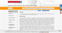 Desktop Screenshot of ibism.dsw.edu.pl